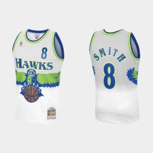 1996-97-Atlanta-Hawks-8-Steve-Smith-Hardwood-Classics-White-Reload-3.0-Jersey-300x300
