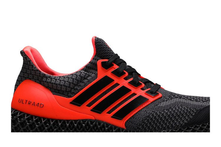 Кроссовки adidas Ultra 4D 5.0 'Black Solar Red'