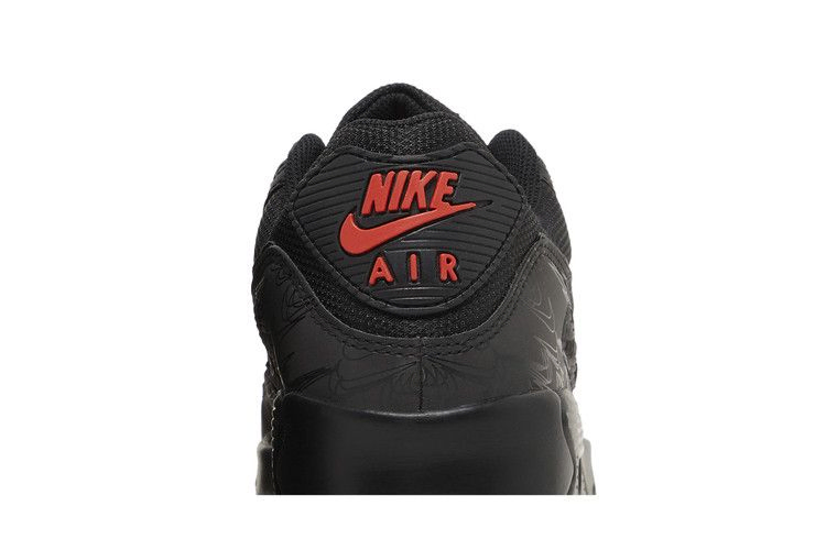 Кроссовки Nike Air Max 90 'Black Red Reflective'