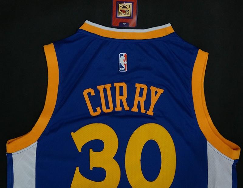 Баскетбольная джерси 2018 NBA Champions Warriors Stephen Curry Blue