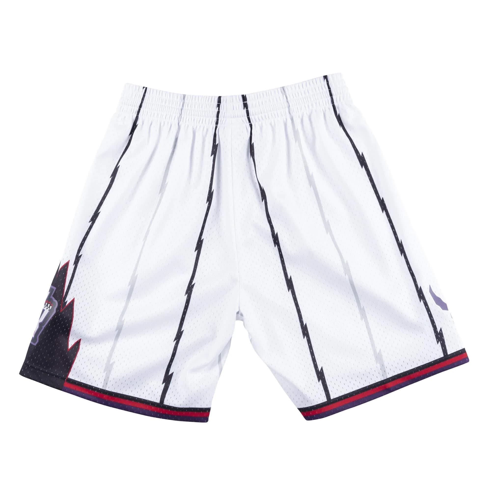 Спортивные шорты Mitchell & Ness Toronto Raptors 1998-99 Hardwood Classics Throwback Swingman NBA White Shorts