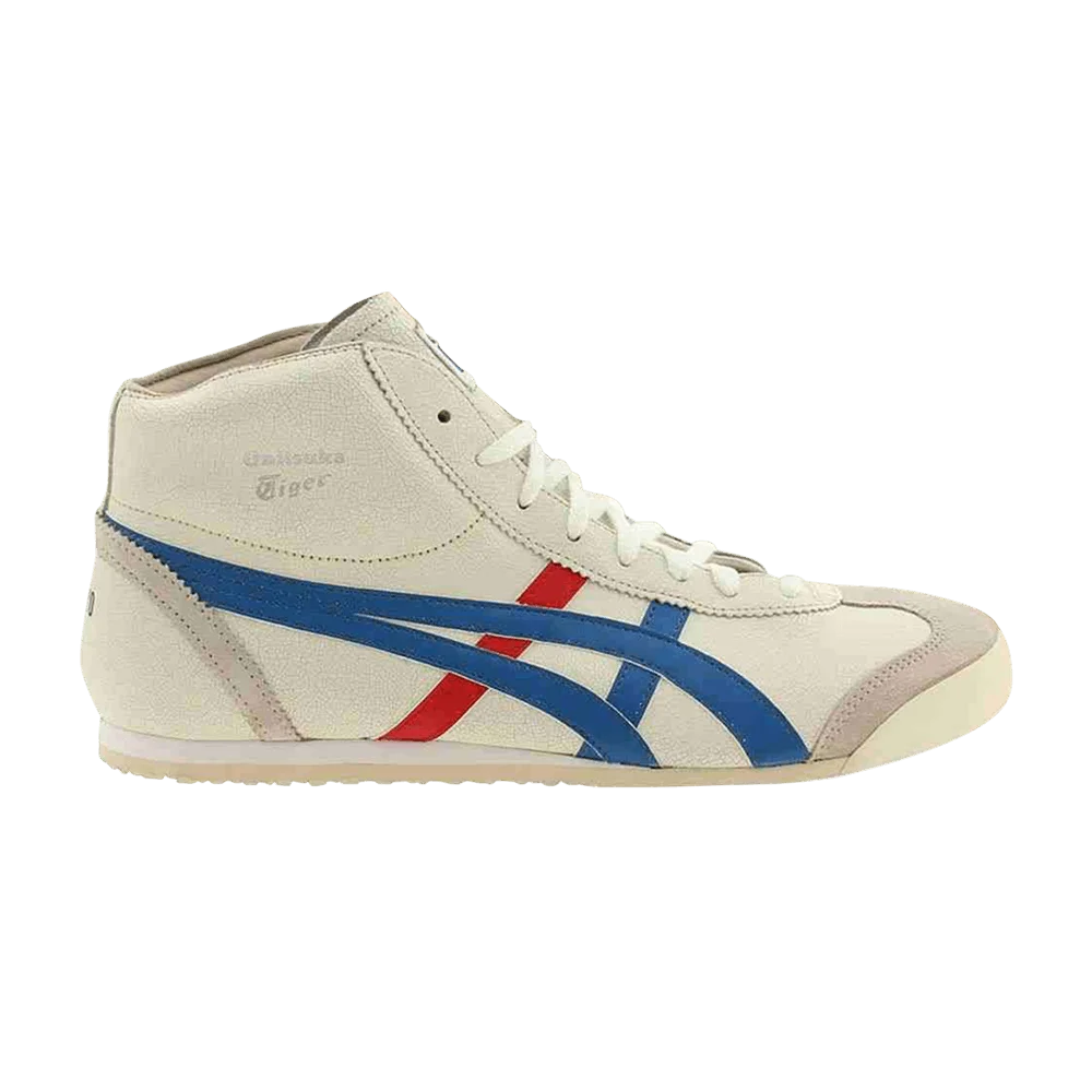 Кроссовки Onitsuka Tiger Mexico Mid Runner 'White Blue Red'