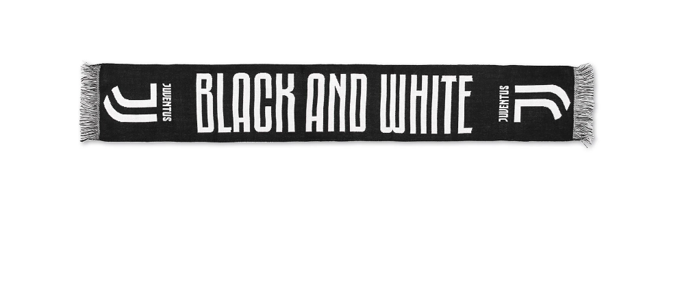 Шарф FC JUVENTUS BLACK AND WHITE JACQUARD