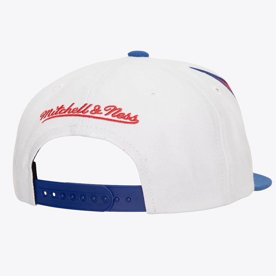 Бейсболка Mitchell & Ness White New York Rangers Waverunner Vintage Snapback Hat
