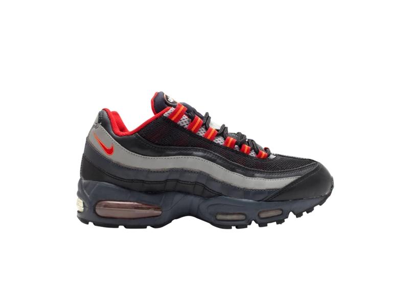 Кроссовки Nike Air Max 95 Black Varsity Red Orange