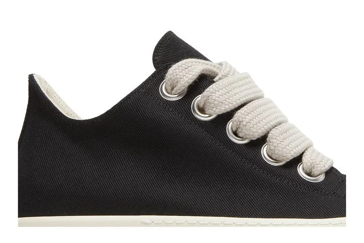 Кроссовки Rick Owens DRKSHDW Fogachine Cotton Megalace Low 'Black Milk'