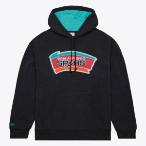 Mitchell-Ness-Black-San-Antonio-Spurs-Snow-Washed-Fleece-Pullover-Hoodie-300x300