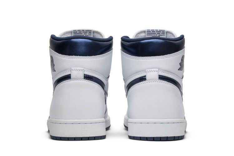 Кроссовки Air Jordan 1 Retro High OG 'Metallic Navy'