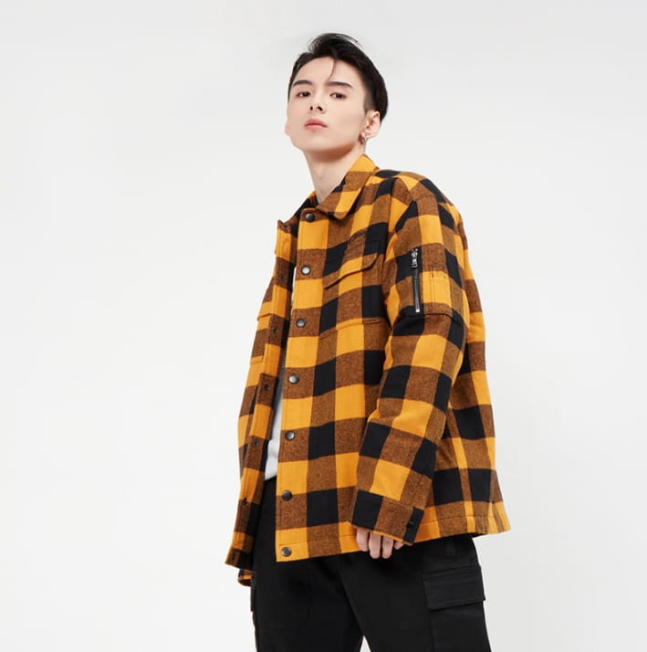 Рубашка 2020 Chicago Bulls Cotton Check Shirt