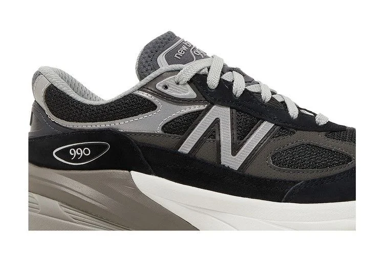 Кроссовки New Balance 990v6 Big Kid 'Black Silver'