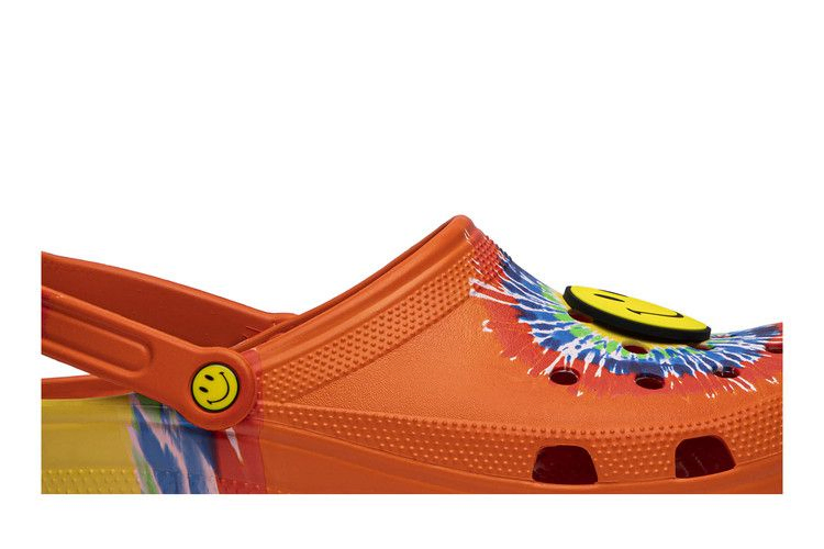 Кроссовки Crocs Chinatown Market x Clog 'Tie Dye Smiley'