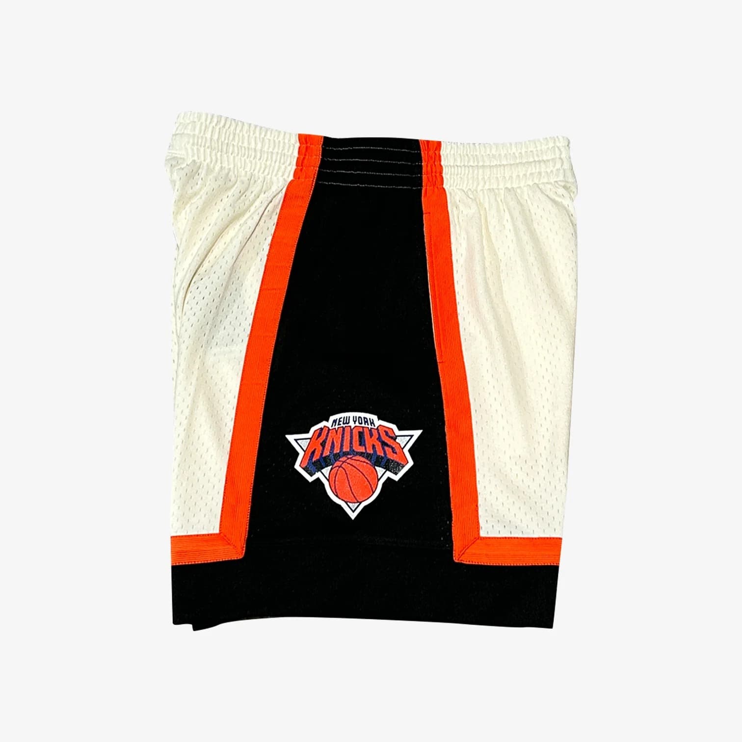 Спортивные шорты Mitchell & Ness New York Knicks Hardwood Classics Throwback Off White Swingman NBA Shorts