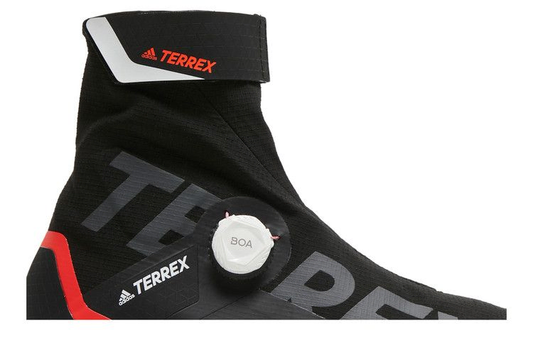 Кроссовки Adidas Terrex Agravic Tech Pro Trail 'Black Solar Red'