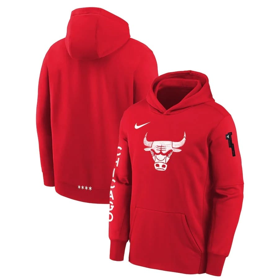 Худи Nike Chicago Bulls 2024 City Edition Courtside Youth NBA Dri-Fit Hoodie