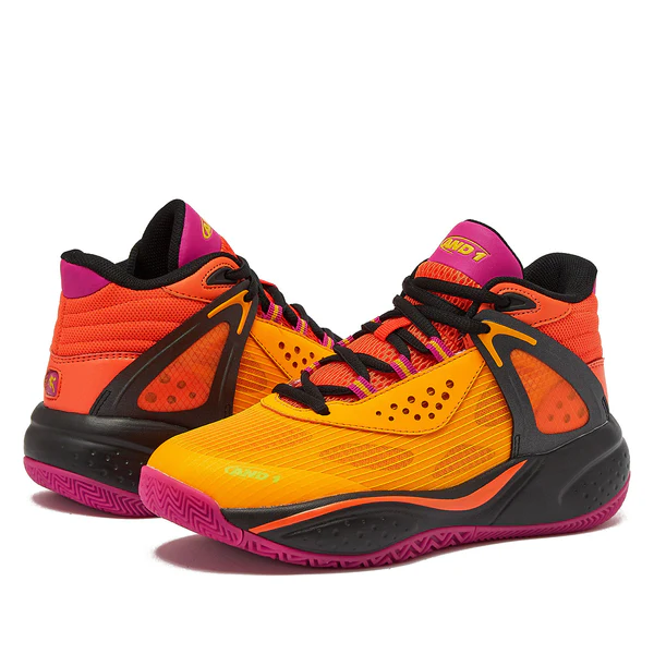 Кроссовки AND1 Kid's Revel Mid Yellow/Orange/Black Trim