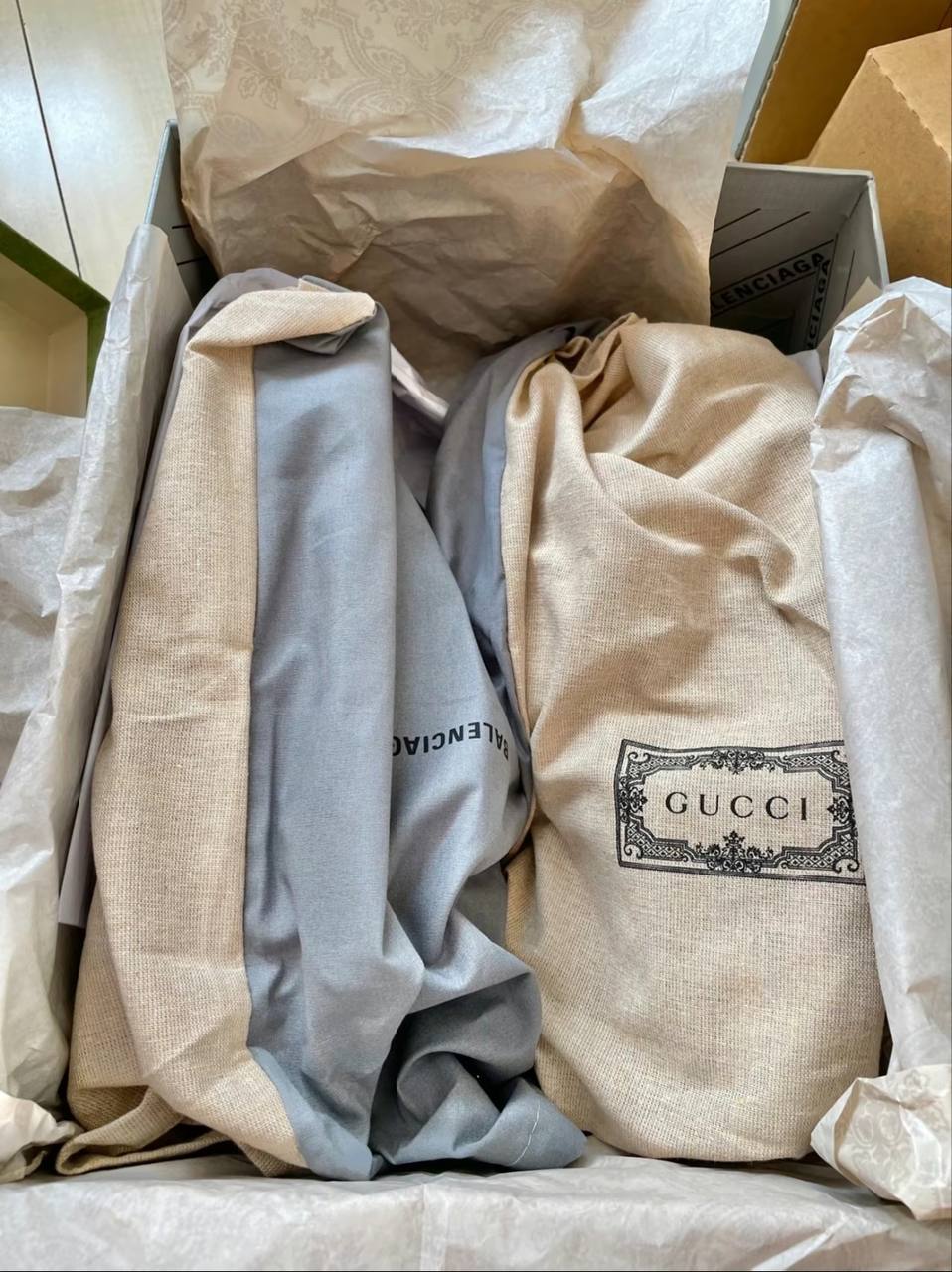Кроссовки Gucci x Balenciaga Wmns Triple S The Hacker Project