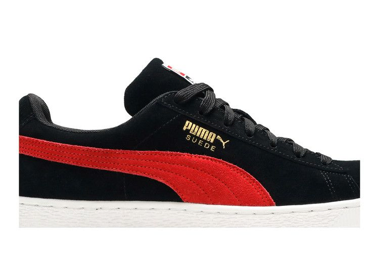 Кроссовки Puma Suede Classic 'Black Ribbon Red'