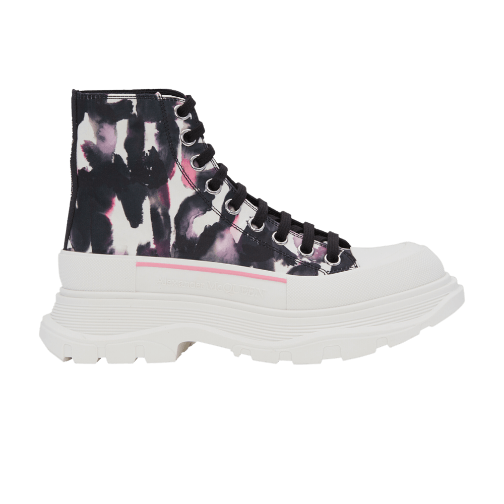 Кроссовки Alexander McQueen Wmns Tread Slick Boot 'Watercolour Graffiti'
