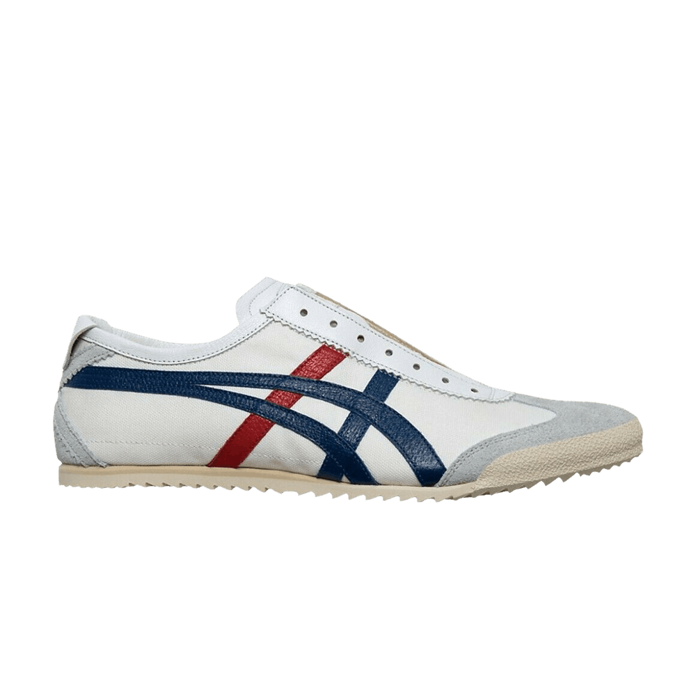Кроссовки Onitsuka Tiger Mexico Slip-On Deluxe 'White Blue Red'