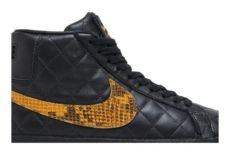 Кроссовки Supreme x Nike Zoom Blazer Mid QS SB 'Black Snakeskin'