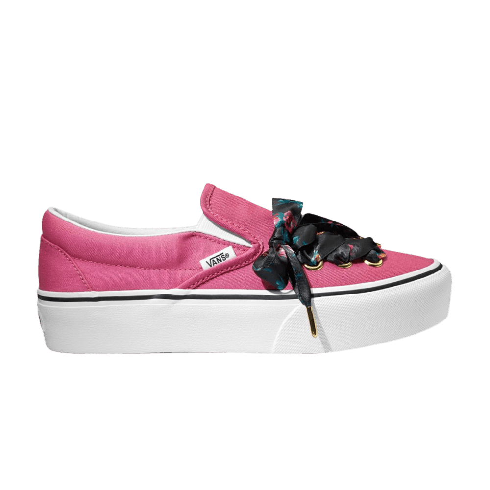 Vans Classic Slip-On 'Oversized Lace - Carmine Rose'