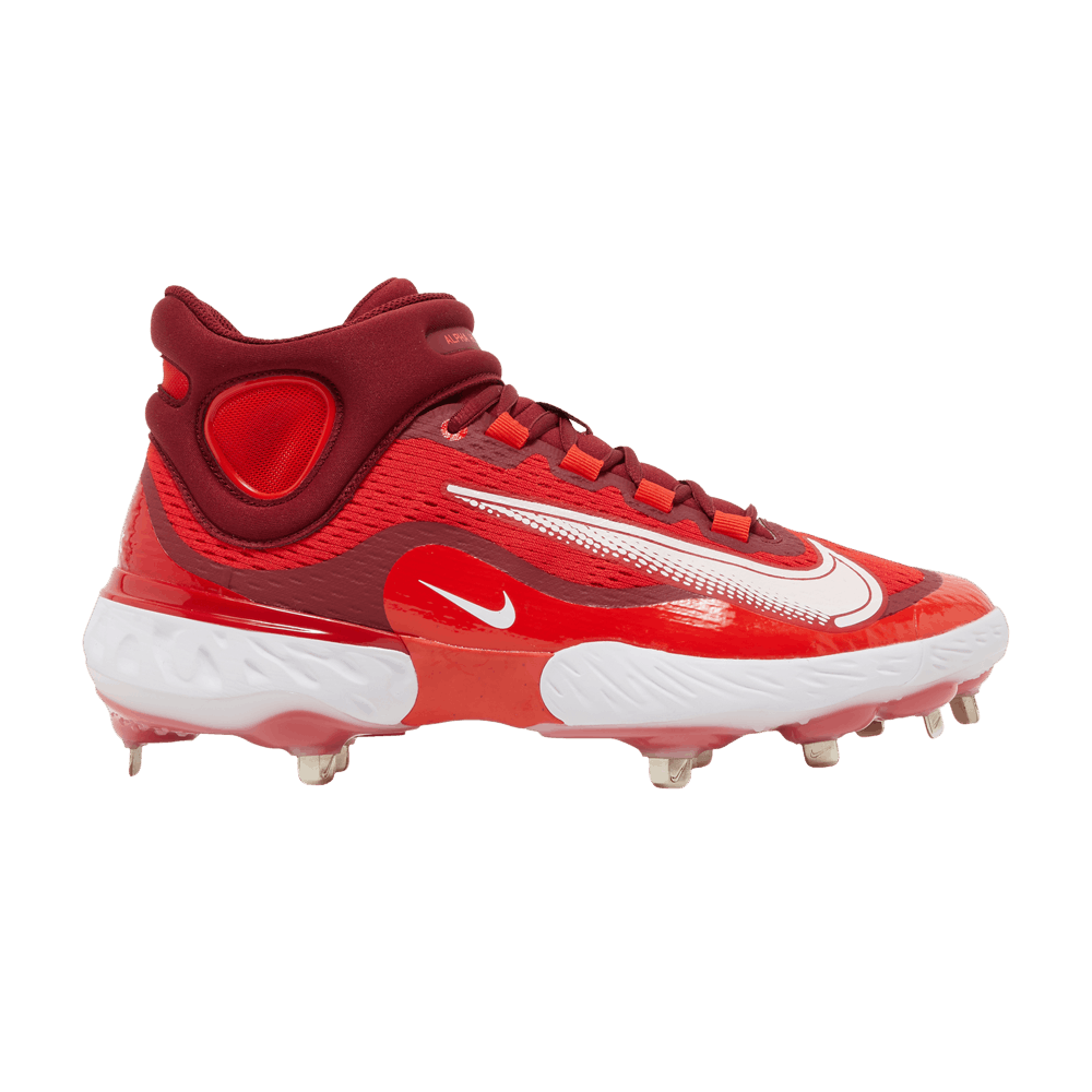 Кроссовки Nike Alpha Huarache Elite 4 Mid 'University Red White'