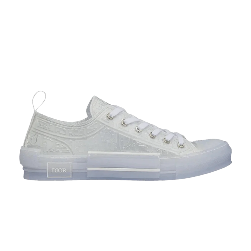 Кроссовки Dior B23 Low 'Dior Oblique - Transparent White'