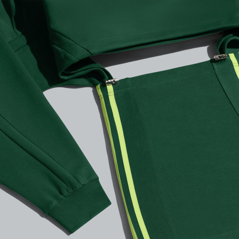 Платье adidas Ivy Park Hooded Cutout Dress Dark Green