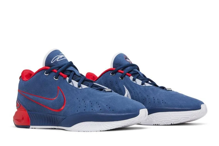 Krossovki-Nike-LeBron-21-Navy-University-Red-Sample-7