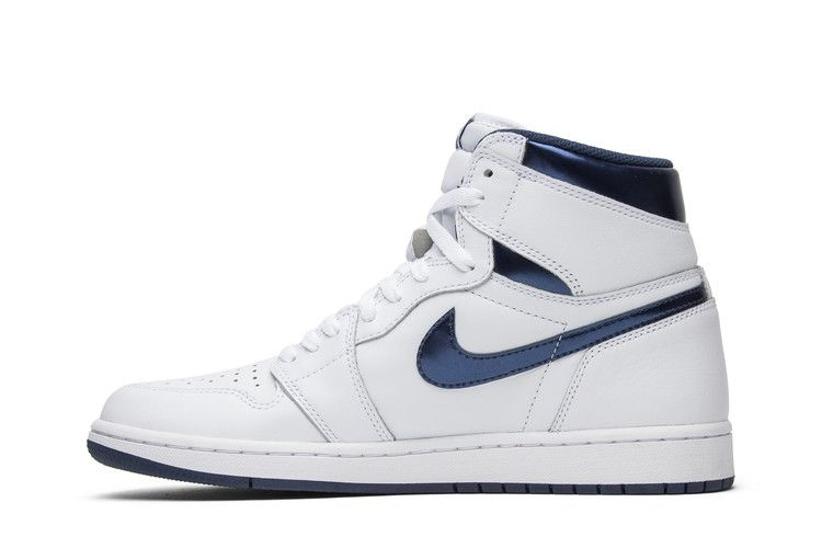Кроссовки Air Jordan 1 Retro High OG 'Metallic Navy'