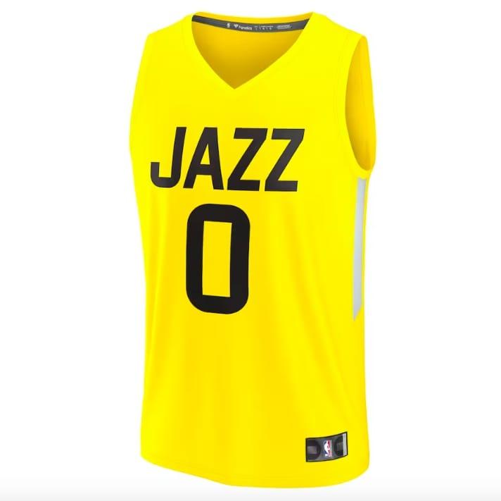 2022-23-Utah-Jazz-0-Talen-Horton-Tucker-Fast-Break-Icon-Yellow-Jersey-3