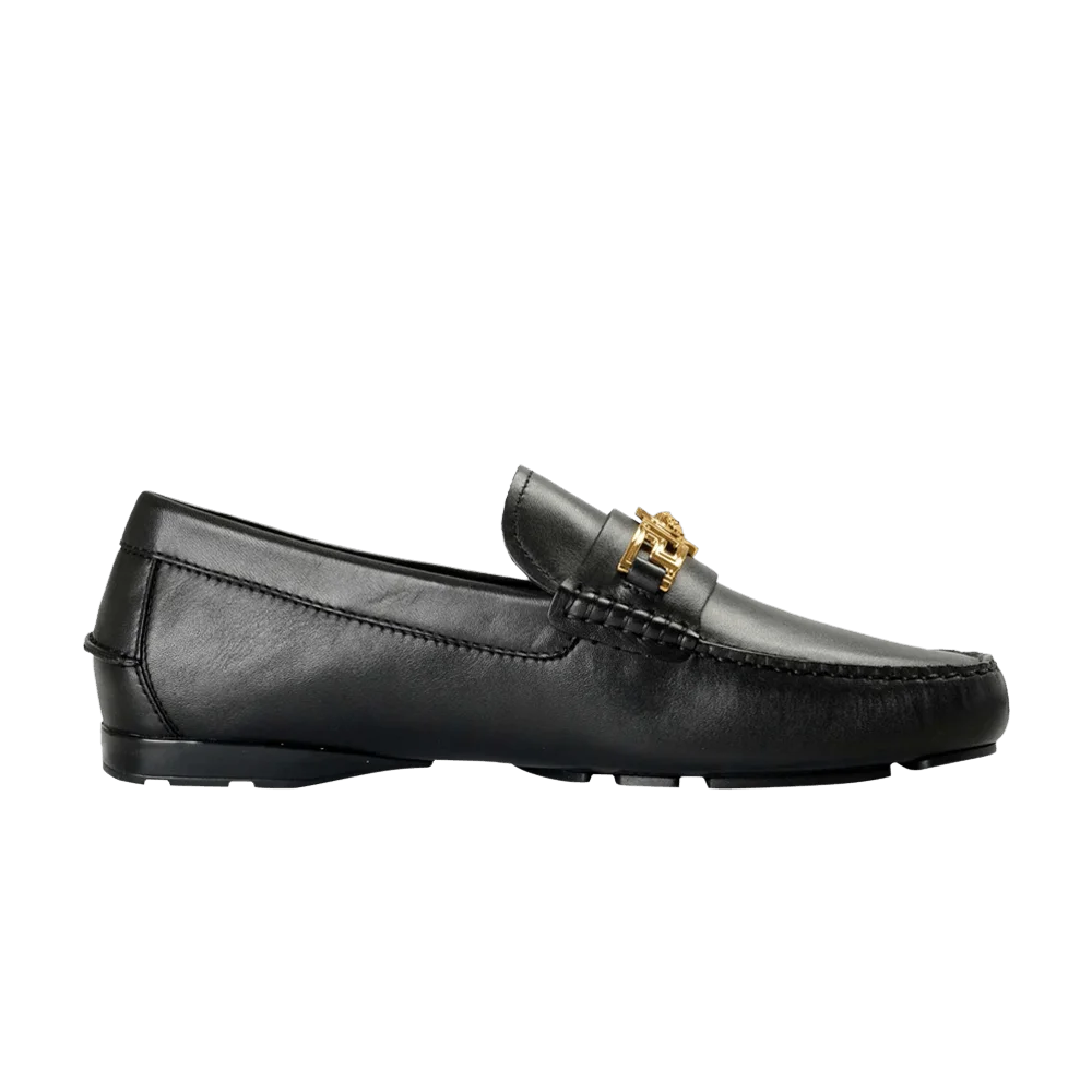 Krossovki-Versace-Medusa-Leather-Loafer-Black