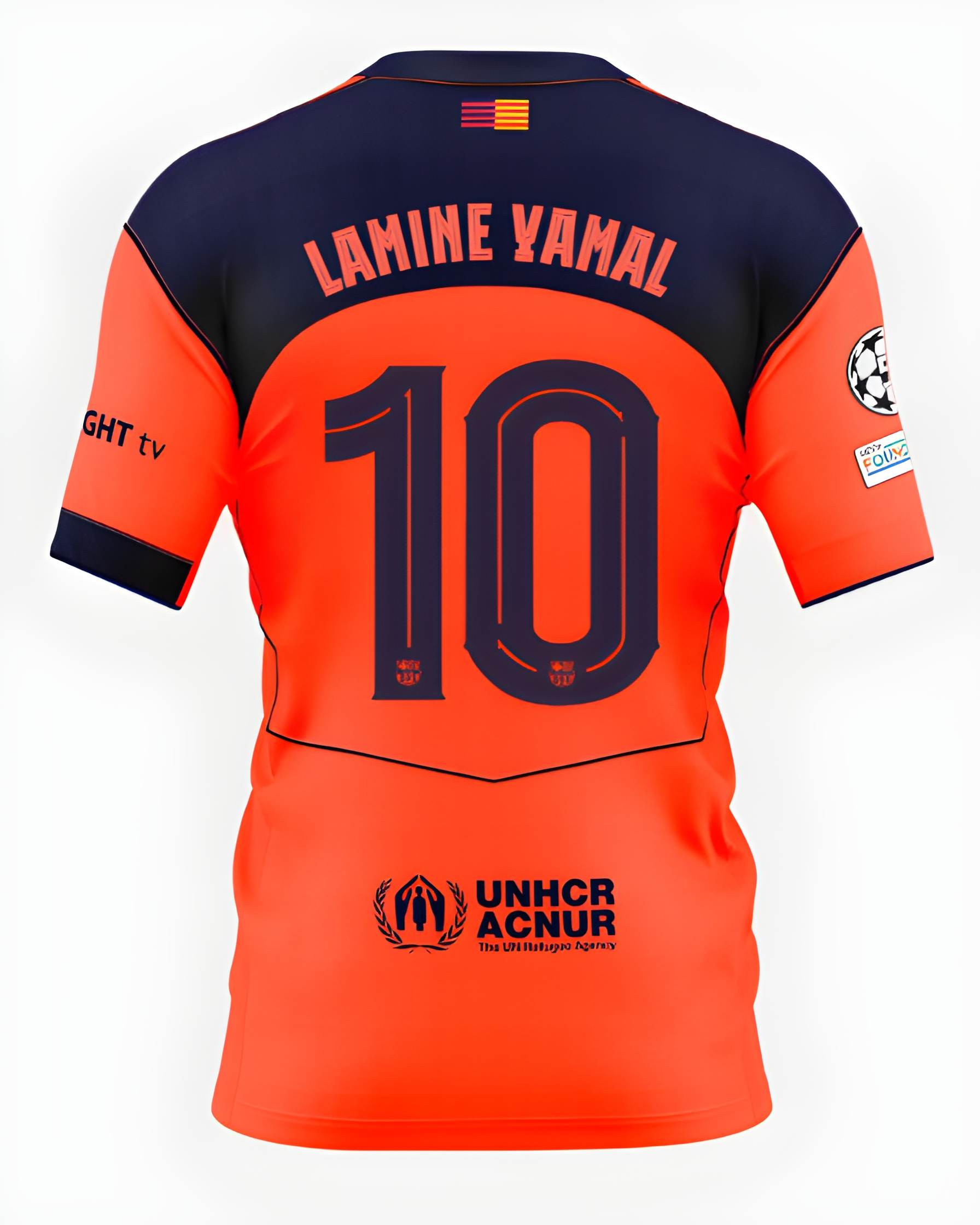 Женское футбольное джерси FC Barcelona T90 25/26 UCL third jersey LAMINE YAMAL