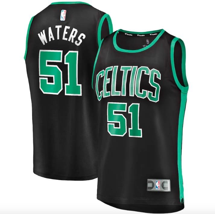Баскетбольная джерси Boston Celtics #51 Tremont Waters Fast Break Player Statement Black Jersey