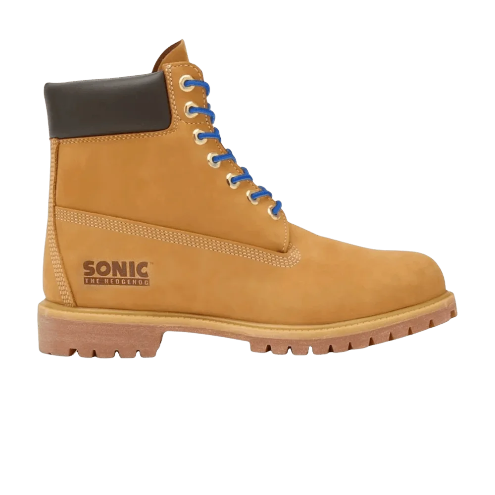 Кроссовки Sonic the Hedgehog x Timberland 6 Inch Premium Waterproof Boot 'Wheat'