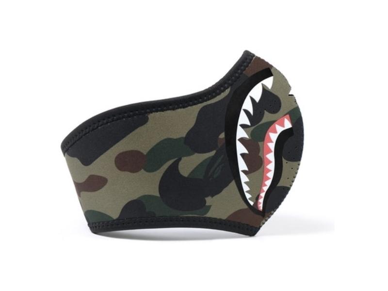 Маска BAPE 1st Camo Shark Mask (FW18) Green