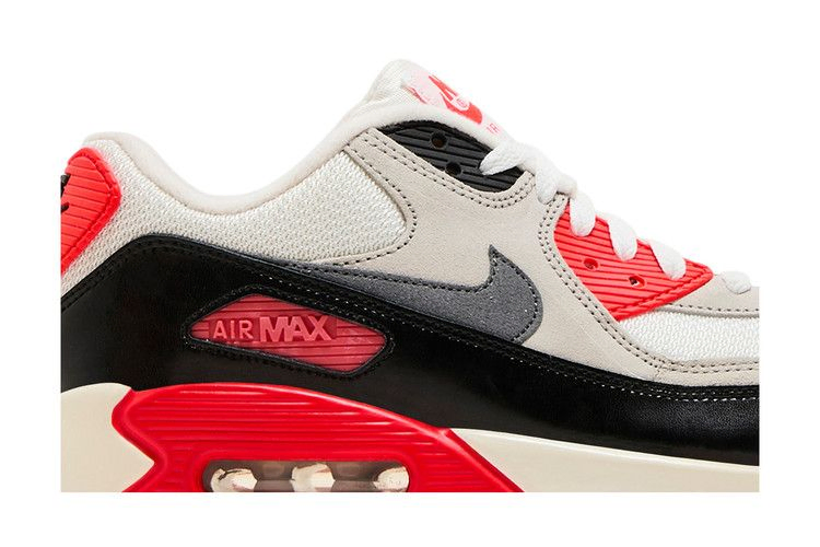 Кроссовки Nike Air Max 90 Premium Mesh GS 'Infrared'