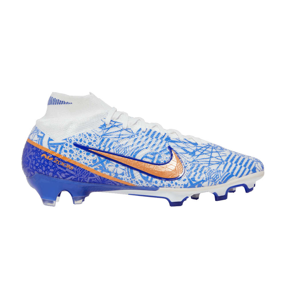 Кроссовки Nike Zoom Mercurial Superfly 9 Elite CR7 FG 'Azulejo'