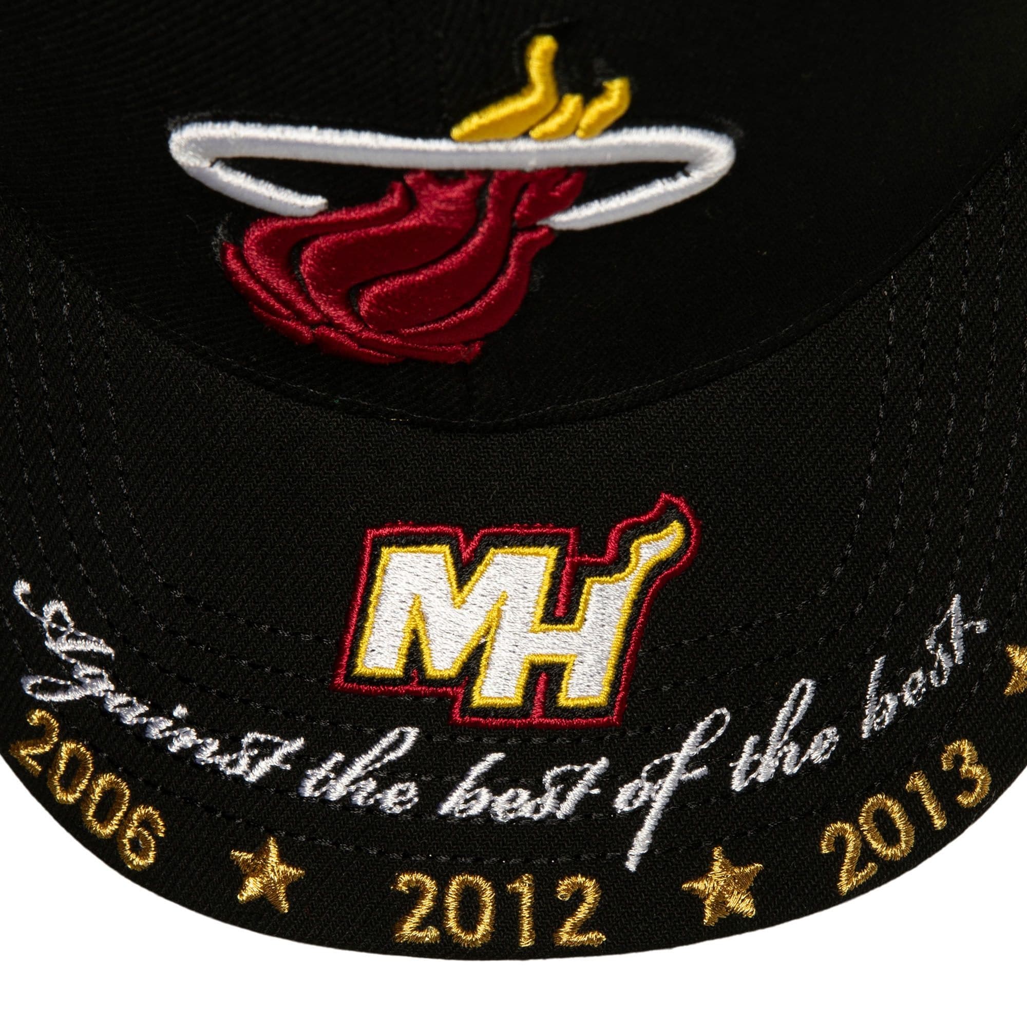 Бейсболка Mitchell & Ness Against The Best Pro Snapback Miami Heat Hat