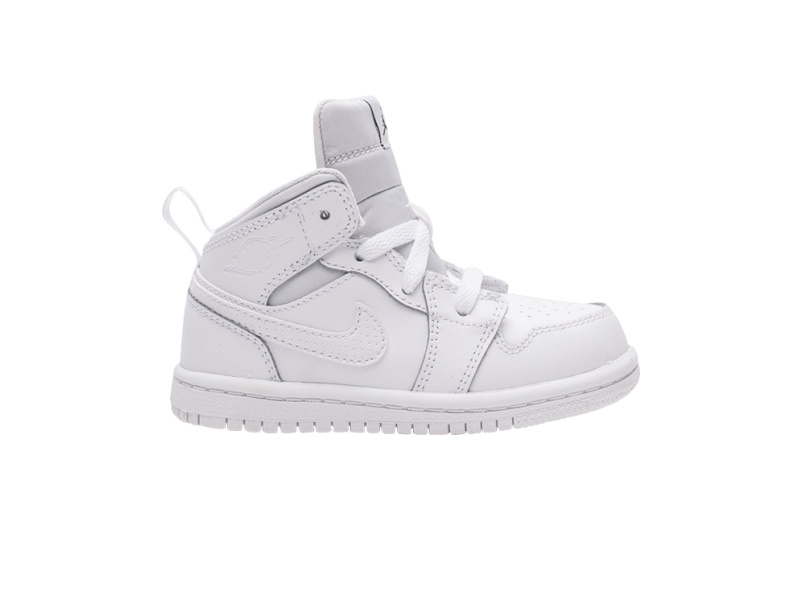 Кроссовки Air Jordan 1 Retro Mid TD White Grey