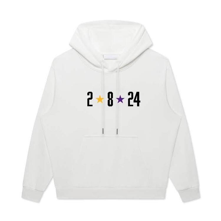 Худи DPOY Lakers Kobe 2-8-24 White Hoodie