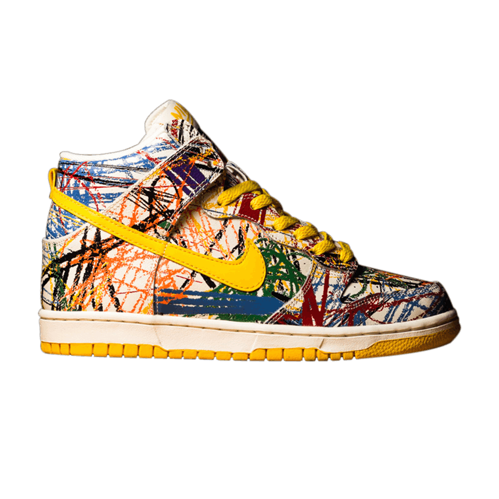 Кроссовки Nike Dunk Hi Premium QS GS 'Scribble'