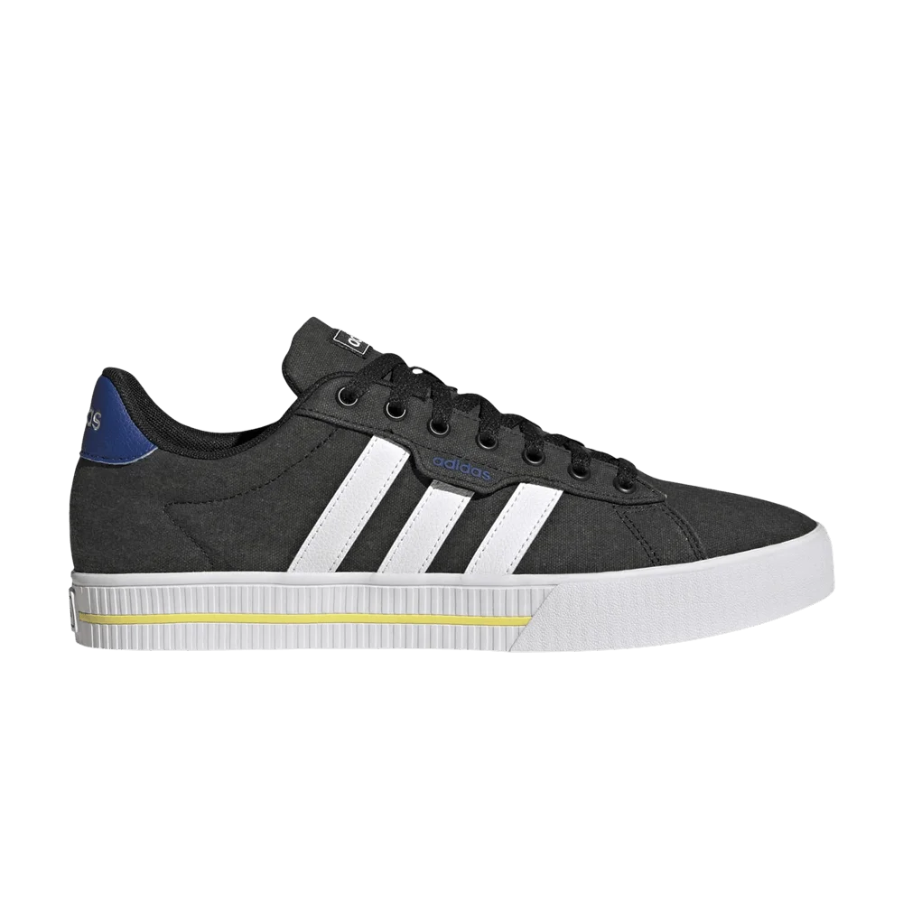 Кроссовки Adidas Neo Daily 3.0 'Black Blue Yellow'