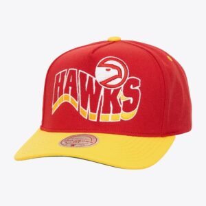 Mitchell-Ness-Red-Atlanta-Hawks-Hardwood-Classics-Wavy-Pro-Crown-Snapback-Hat-300x300