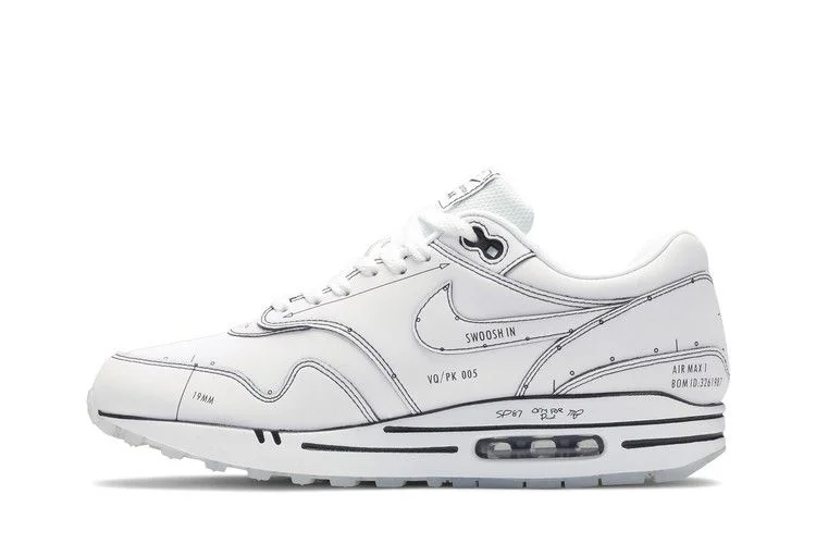 Кроссовки Nike Air Max 1 'Sketch To Shelf - White'