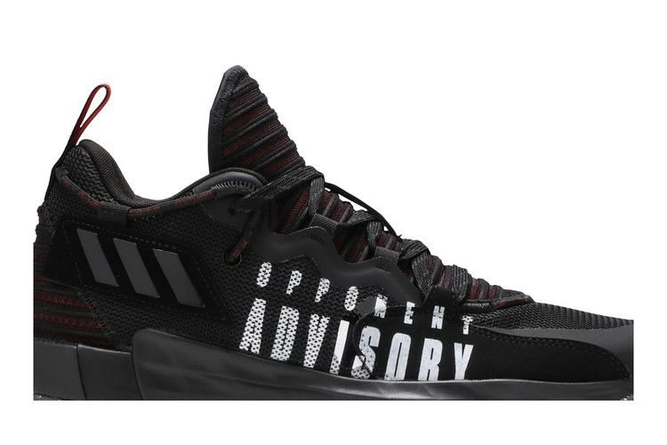 Кроссовки adidas Dame 7 'EXTPLY - Opponent Advisory - Black Vivid Red'