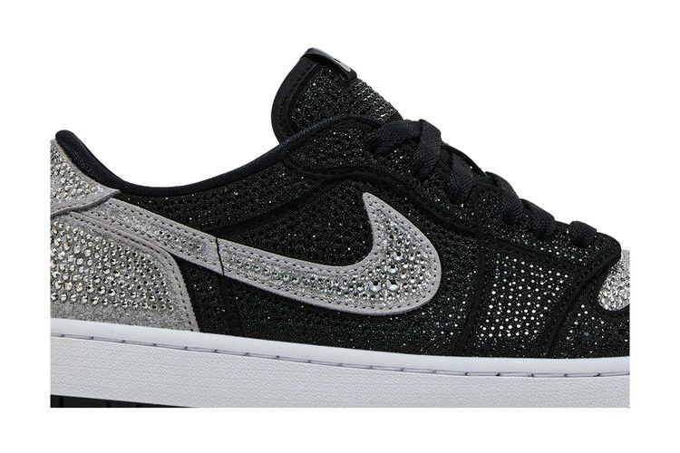 Кроссовки Swarovski x Wmns Air Jordan 1 Retro Low OG 'Shadow'