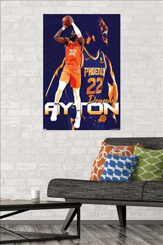 Настенный постер DeAndre Ayton Phoenix Suns NBA Wall Poster