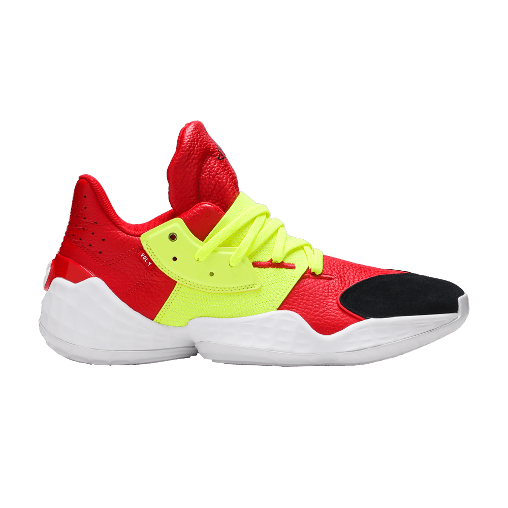 Кроссовки Adidas Harden Vol. 4 DP 'Red Solar Yellow'