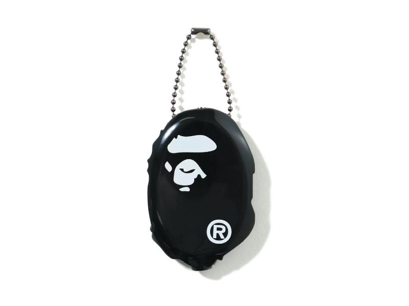 Кошелек для монет BAPE Ape Head Coin Case Black